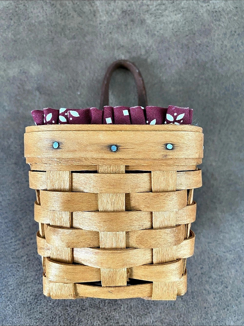 Longaberger Chives Booking Basket